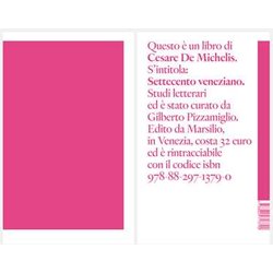 Settecento Veneziano. Studi Letterari Settecento Veneziano. Studi Letterari