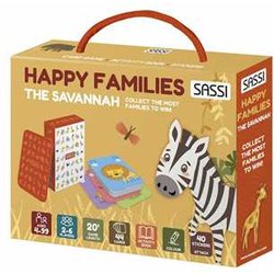 The Savannah. Happy Families. Valigetta Con Carte E Stickers. Ediz. A Colori. Con 44 Carte. Con 40 Adesivi The Savannah. Happy Families. Valigetta Con Carte E Stickers. Ediz. A Colori. Con 44 Carte. Con 40 Adesivi