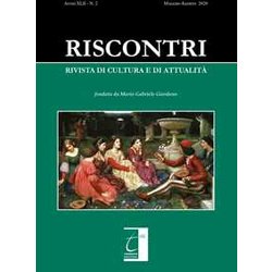 Riscontri. Rivista Di Cultura E Di Attualità : N. 2 (MAGGIO-AGOSTO 2020): Vol. 2 Riscontri. Rivista Di Cultura E Di Attualità : N. 2 (MAGGIO-AGOSTO 2020): Vol. 2
