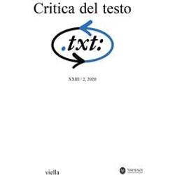 Critica Del Testo (2020) (Vol. 23/2) Critica Del Testo (2020) (Vol. 23/2)