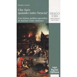 Che Farò Quando Tutto Brucia? Una Lettura Politico-Giuridica Di Antonio Lobo Antunes Che Farò Quando Tutto Brucia? Una Lettura Politico-Giuridica Di Antonio Lobo Antunes
