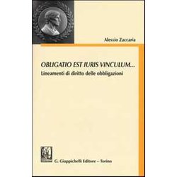 Obligatio Est Iuris Vinculum... Lineamenti Di Diritto Delle Obbligazioni Obligatio Est Iuris Vinculum... Lineamenti Di Diritto Delle Obbligazioni