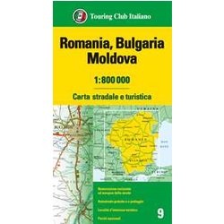 Romania. Bulgaria. Moldavia 1:800.000. Carta Stradale E Turistica Romania. Bulgaria. Moldavia 1:800.000. Carta Stradale E Turistica