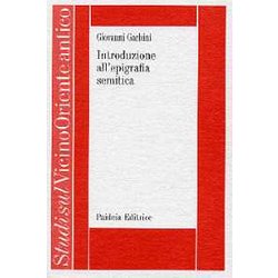 Introduzione All'epigrafia Semitica Introduzione All'epigrafia Semitica
