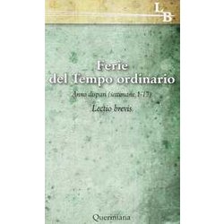 Ferie Del Tempo Ordinario. Anno Dispari (Settimane 1-17) Ferie Del Tempo Ordinario. Anno Dispari (Settimane 1-17)