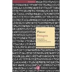 Protagora. Testo Greco A Fronte
