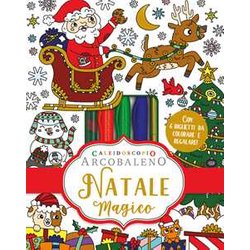 Caleidoscopio Arcobaleno. Natale Magico. Ediz. Illustrata. Con 6 Biglietti Da Regalo. Con Colla. Con 4 Pennarelli Caleidoscopio Arcobaleno. Natale Magico. Ediz. Illustrata. Con 6 Biglietti Da Regalo. Con Colla. Con 4 Pennarelli