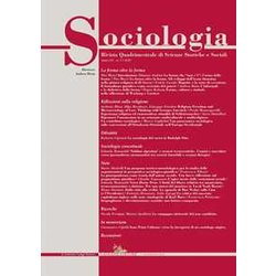 Sociologia. Rivista Quadrimestrale Di Scienze Storiche E Sociali (2020) (Vol. 3) Sociologia. Rivista Quadrimestrale Di Scienze Storiche E Sociali (2020) (Vol. 3)