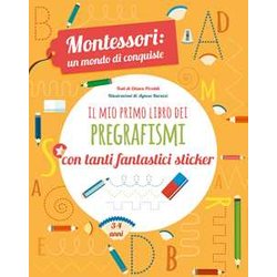 Montessori: Il Mio Primo Libro Dei Pregrafismi | Attività Educative A Colori | Inclusi Adesivi Educativi, Edizione Italiana Montessori: Il Mio Primo Libro Dei Pregrafismi | Attività Educative A Colori | Inclusi Adesivi Educativi, Edizione Italiana