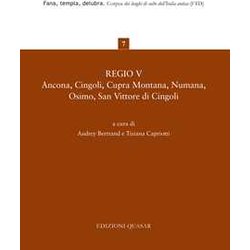 Regio V. Ancona, Cingoli, Cupra Montana, Numana, Osimo, San Vittore Di Cingoli Regio V. Ancona, Cingoli, Cupra Montana, Numana, Osimo, San Vittore Di Cingoli