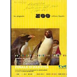 Quaderni Di Regia E Testi Riveduti. Finale Di Partita. Ediz. Critica