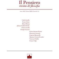 Il Pensiero. Rivista Di Filosofia (1982) (Vol. 23/1-2)
