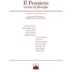 Il Pensiero. Rivista Di Filosofia. A Partire Dal Tractatus: Wittgenstein Cent'anni Dopo (2021) (Vol. 60/2) Il Pensiero. Rivista Di Filosofia. A Partire Dal Tractatus: Wittgenstein Cent'anni Dopo (2021) (Vol. 60/2)