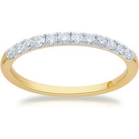 La Joya Jewelry Enjoy 33% Off Assisi Pavé Set Lab Grown Diamond Ring in Yellow Gold