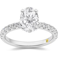 La Joya Jewelry 40% Off Maya Scalloped Pavé Half Coverage Oval LabGrown Diamond Ring