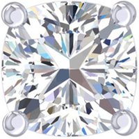 La Joya Jewelry Get 33% Off Certified LabGrown Yellow Gold Cushion Cut Diamond Studs