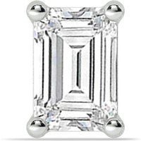 La Joya Jewelry Get 33% Off Certified LabGrown Diamond Emerald Cut Stud Earrings 14 3 CT TW
