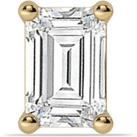 La Joya Jewelry Get 33% Off Certified Yellow Gold LabGrown Emerald Cut Diamond Studs