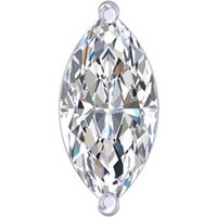 La Joya Jewelry Get 33% Off Certified LabGrown Yellow Gold Marquise Diamond Studs