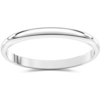 Veda Wedding Band | 18K White Gold 2mm