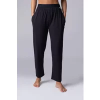 Women's 1 Pack Lazy Panda Bamboo Loungewear Selection Classic Bottoms Black UK 10