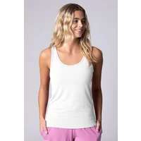 Women's 1 Pack Lazy Panda Bamboo Loungewear Selection Vest Top White UK 10