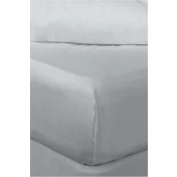 Lazy Panda 300 Thread Count Bamboo Fitted Sheet Platinum King