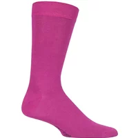 Mens 1 Pair Lazy Panda Colour Burst Bamboo Socks with Smooth Toe Seams Kiss From A Rose 7-11