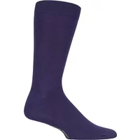 Mens 1 Pair Lazy Panda Colour Burst Bamboo Socks with Smooth Toe Seams Purple Rain 12-14