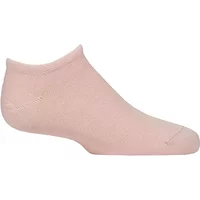 Boys and Girls 1 Pair Lazy Panda Plain Bamboo Trainer Socks with Smooth Toe Seams Pale Pink 6-8.5 Kids (1-3 Years)