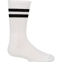 Boys and Girls 1 Pair Lazy Panda Bamboo Sports Socks Cushioned with Comfort Cuff and Smooth Toe Seams Sports Stripe 4-5.5