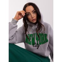 Bluza z kapturem Z barankowym napisem New York, 3 kolory