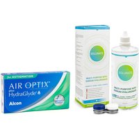 Air Optix Plus Hydraglyde for Astigmatism (3 lenses) + Solunate Multi-Purpose 400 ml with case