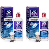 AOSEPT PLUS with Hydraglyde 2 x 360 ml with cases