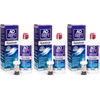 AOSEPT PLUS with Hydraglyde 3 x 360 ml with cases