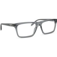 Balenciaga BB0499O 004 Men's Eyeglasses Clear Size 57 - Blue Light Block Available