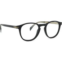 David Beckham DB 1018 003 Men's Eyeglasses Black Size 47 - Blue Light Block Available