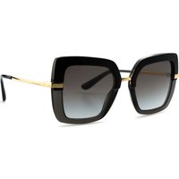 Dolce & Gabbana DG4373 32468G Women's Sunglasses Black Size 52