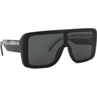Dolce&Gabbana Unisex Sunglass DG6204 - Frame color: Black, Lens color: Dark Grey