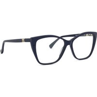 Max Mara MM5036 090 Women's Eyeglasses Blue Size 54 - Blue Light Block Available