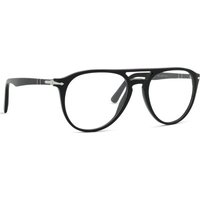 Persol PO3160V 095 Men's Eyeglasses Black Size 52 - Blue Light Block Available