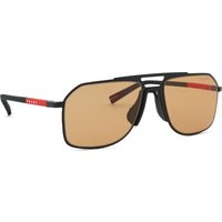 Prada Linea Rossa Man Sunglass PS B51S - Frame color: Matte Black, Lens color: Orange