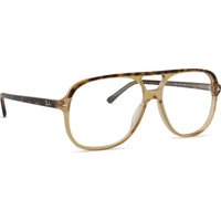 Ray-Ban RX5698 8109 Men's Eyeglasses Brown Size 56 - Blue Light Block Available