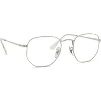 Ray-Ban RX6448 2501 Men's Eyeglasses Silver Size 51 - Blue Light Block Available