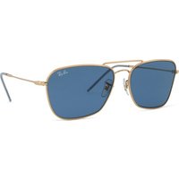 Ray-Ban RBR0102S Caravan Reverse 92023A Men's Sunglasses Gold Size 58