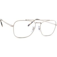Ray-Ban RX3636V 2501 Men's Eyeglasses Silver Size 55 - Blue Light Block Available