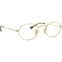 Ray-Ban RX3547V 2500 Men's Eyeglasses Gold Size 48 - Blue Light Block Available