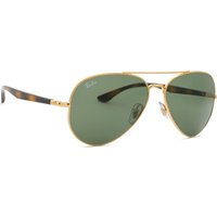 Ray-Ban Sunglasses Unisex Rb3675 - Arista Gold Frame Green Lenses 58-14