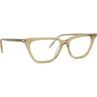 Saint Laurent SL 889 SULPICE THIN OPT 005 Women's Eyeglasses Brown Size 53 - Blue Light Block Available