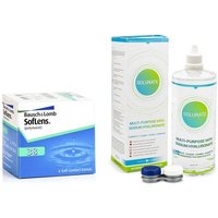 SofLens 38 (6 lenses) + Solunate Ⓢ Multi-Purpose 400 ml with case